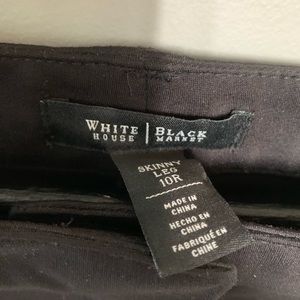 Ponte pants with white stripe